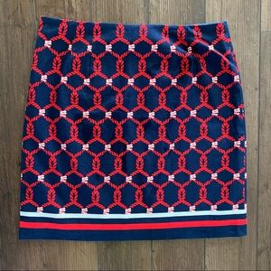 Nautical A-Line Talbots Skirt